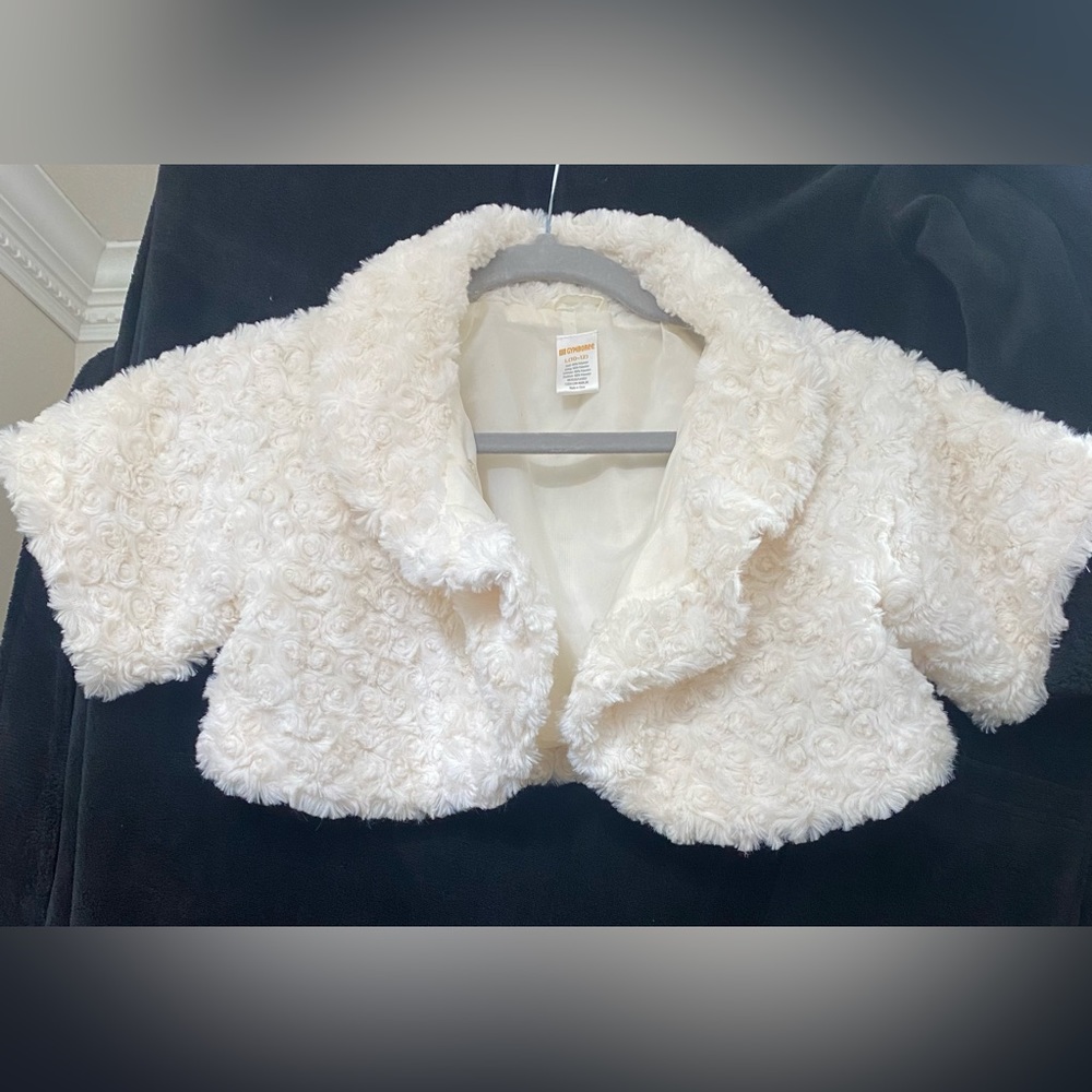 Girls Fur jacket Size 10-12